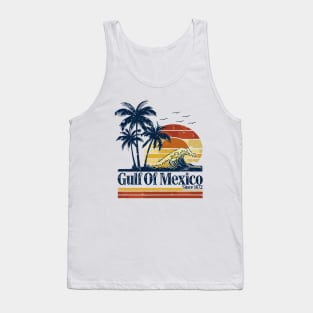 Gulf of Mexico Since 1672 Retro Vintage Beach Tank Top